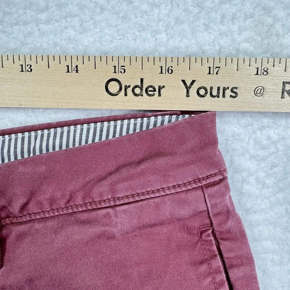 UNTUCKit‎ St. Vincent Chino Shorts Mens 34 Dusty Rose Pink Stretch Cotton Preppy